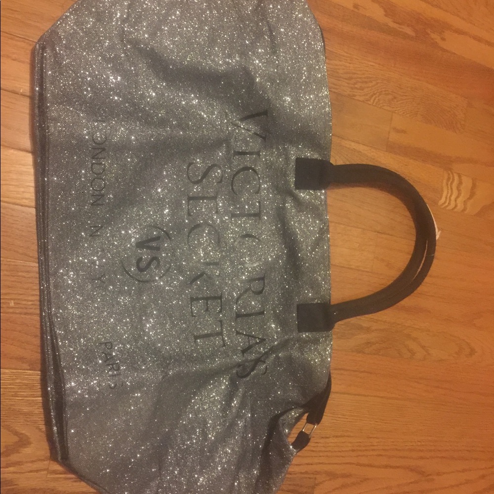 Victoria’s Secret glittery duffel bag